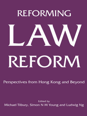 cover image of Reforming Law Reform